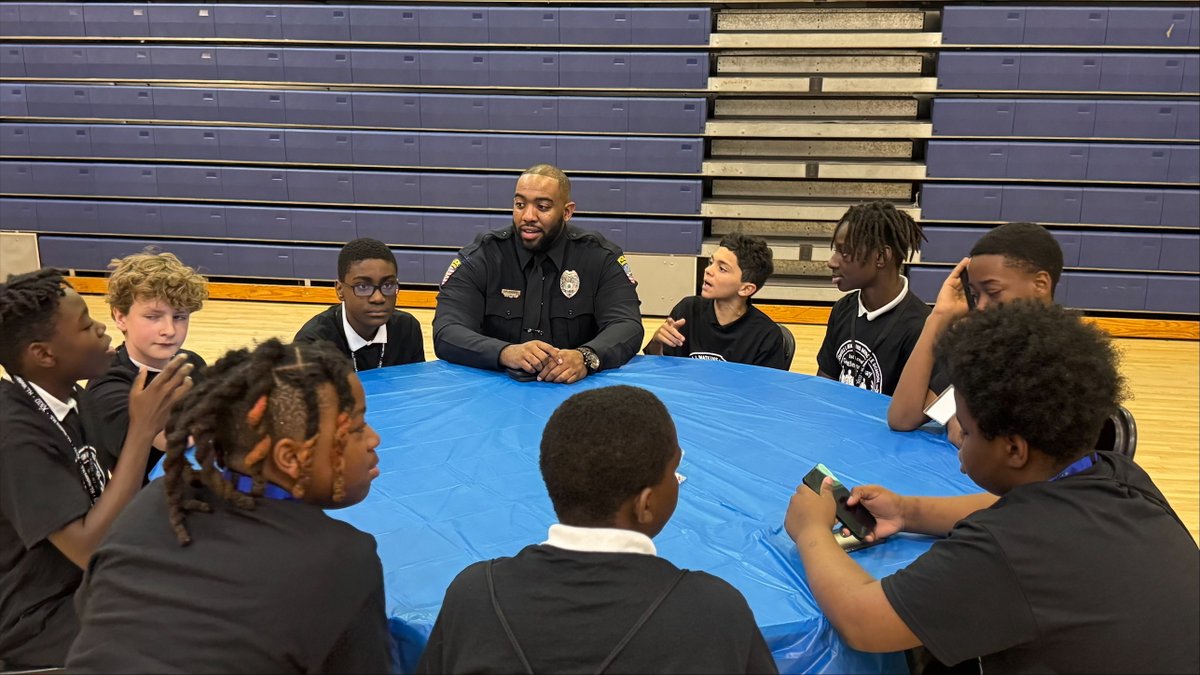 Today, representatives from the Riviera Beach Police Department, CRA, and Fire Department joined Palm Beach County School Police for Gentleman’s Day at H.L. Watkins Middle School — a powerful day of male empowerment and mentorship. #CommunityEngagement