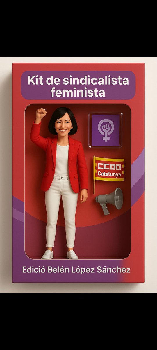 𝙆𝙞𝙩 𝙙𝙚 𝙡𝙖 𝙨𝙞𝙣𝙙𝙞𝙘𝙖𝙡𝙞𝙨𝙩𝙖 𝙛𝙚𝙢𝙞𝙣𝙞𝙨𝙩𝙖 – Edició Belén López Sánchez

Disponible ja a totes les assemblees combatives i espais de lluita!

✊Perquè les nenes han de créixer veient dones que aixequen el puny.