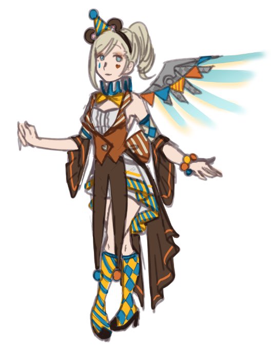 Jester mercy skin we need more circus themed skins in this game