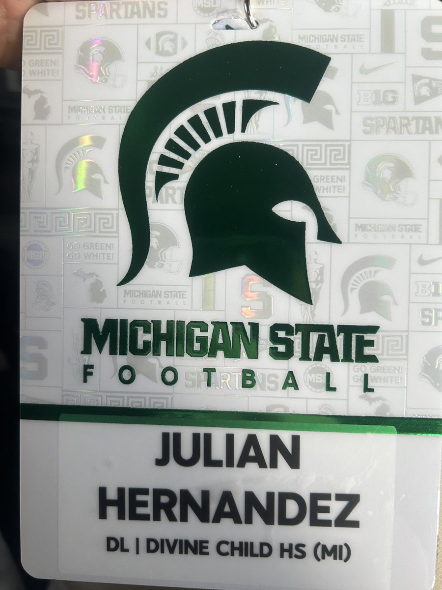 Julian Hernandez (@jhernandez_2027) on Twitter photo Had a great visit today at <a href="/MSU_Football/">Michigan State Football</a>, it was an amazing experience and happy I was able to talk and connect with <a href="/DLCoachLegi/">Legi Suiaunoa</a>, hope to have more experiences like this soon 💪 <a href="/MIexposure/">Michigan exposure</a> <a href="/PrepRedzoneMI/">Prep Redzone Michigan</a> <a href="/MichFBFrenzy/">Michigan Prep Frenzy</a> <a href="/DCHS_Football14/">DCHS Football</a> <a href="/claney101/">Chris Laney</a> Had a great visit today at <a href="/MSU_Football/">Michigan State Football</a>, it was an amazing experience and happy I was able to talk and connect with <a href="/DLCoachLegi/">Legi Suiaunoa</a>, hope to have more experiences like this soon 💪 <a href="/MIexposure/">Michigan exposure</a> <a href="/PrepRedzoneMI/">Prep Redzone Michigan</a> <a href="/MichFBFrenzy/">Michigan Prep Frenzy</a> <a href="/DCHS_Football14/">DCHS Football</a> <a href="/claney101/">Chris Laney</a>