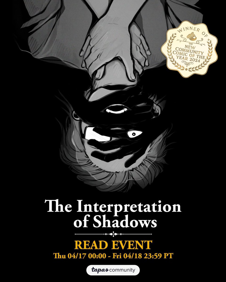 The Interpretation of Shadows,🏆 Inkies winner of New Community Comic of the Year by Nyoomian, is a mystery following Daphnis, an investigator with a gift🕵️: he can see the hidden selves in people's shadows. 😱

Read this #TapasCommunity series today!
➡️ tapas.io/event/L2Ik0W