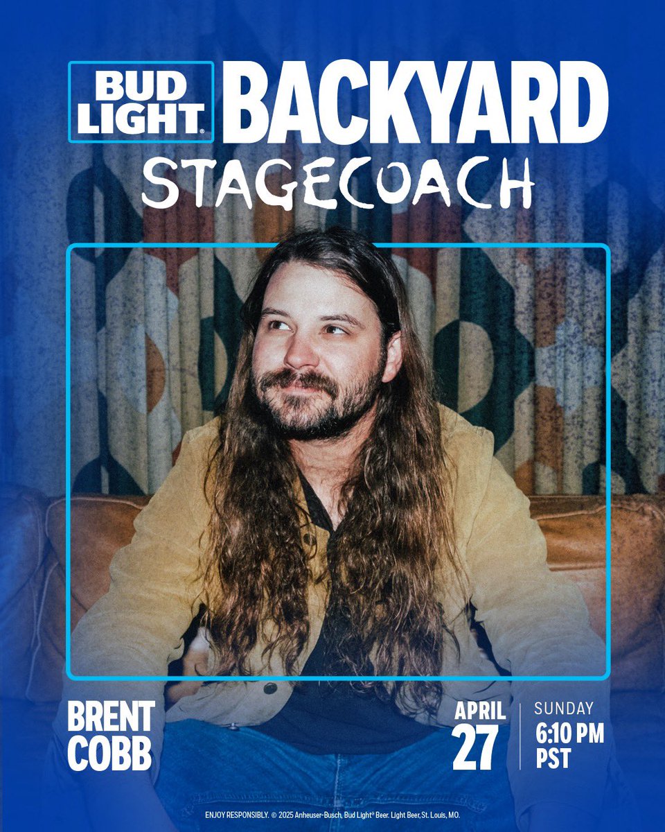 Brent Cobb (@brent_cobb) on Twitter photo The Fixin’s and I are excited to hang with y’all at the Bud Light Backyard Stage on Sunday at <a href="/Stagecoach/">Stagecoach Festival</a>. Beer and AC, cmon on with it
<a href="/Stagecoach/">Stagecoach Festival</a>
<a href="/budlight/">Bud Light</a>
#BudLightBackyard The Fixin’s and I are excited to hang with y’all at the Bud Light Backyard Stage on Sunday at <a href="/Stagecoach/">Stagecoach Festival</a>. Beer and AC, cmon on with it
<a href="/Stagecoach/">Stagecoach Festival</a>
<a href="/budlight/">Bud Light</a>
#BudLightBackyard