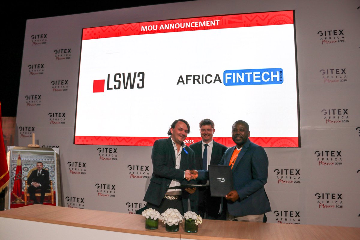 LSW3 (@lsw3_off) on Twitter photo Signature d’un mémorandum d’entente pour un partenariat stratégique avec <a href="/affintechforum/">Africa Fintech Forum</a> à l’occasion du <a href="/GITEXAfrica/">GITEX AFRICA</a> 🇲🇦 Signature d’un mémorandum d’entente pour un partenariat stratégique avec <a href="/affintechforum/">Africa Fintech Forum</a> à l’occasion du <a href="/GITEXAfrica/">GITEX AFRICA</a> 🇲🇦