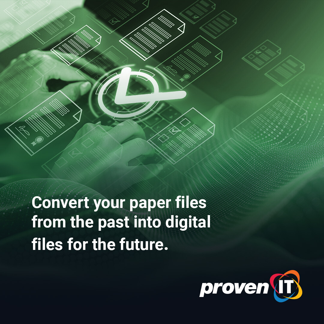 Struggling with an overload of paper documents, but not sure what to do to improve? Convert your paper files to digital files! 

Learn more about our document scanning services: hubs.la/Q03fPVm80