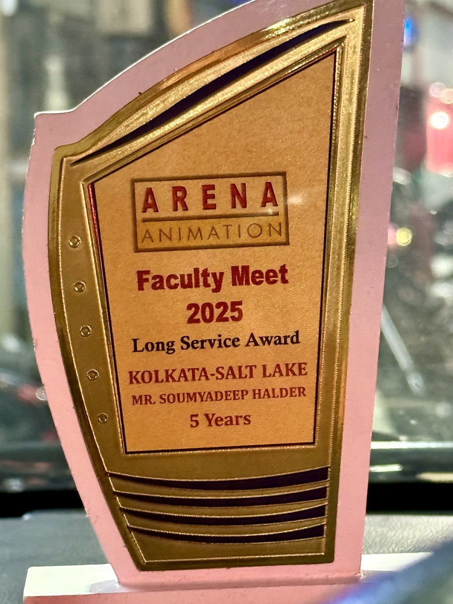 soumyadeephald's tweet image. Faculty Meet 2025 – Long Service Award, #ArenaAnimation #AptechLtd