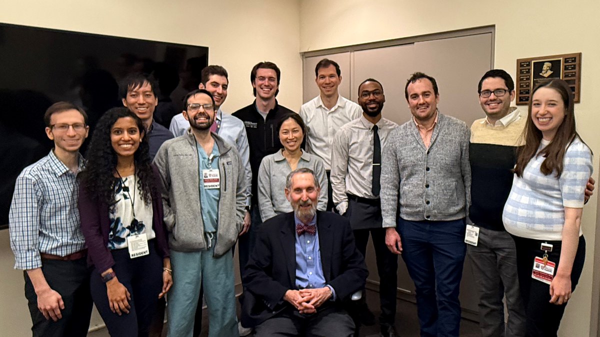Terrific visit today from <a href="/UMichRadOnc/">UMich Rad Onc</a> 's Dr. Ted Lawrence, pictured here with our Rad Onc residents.
