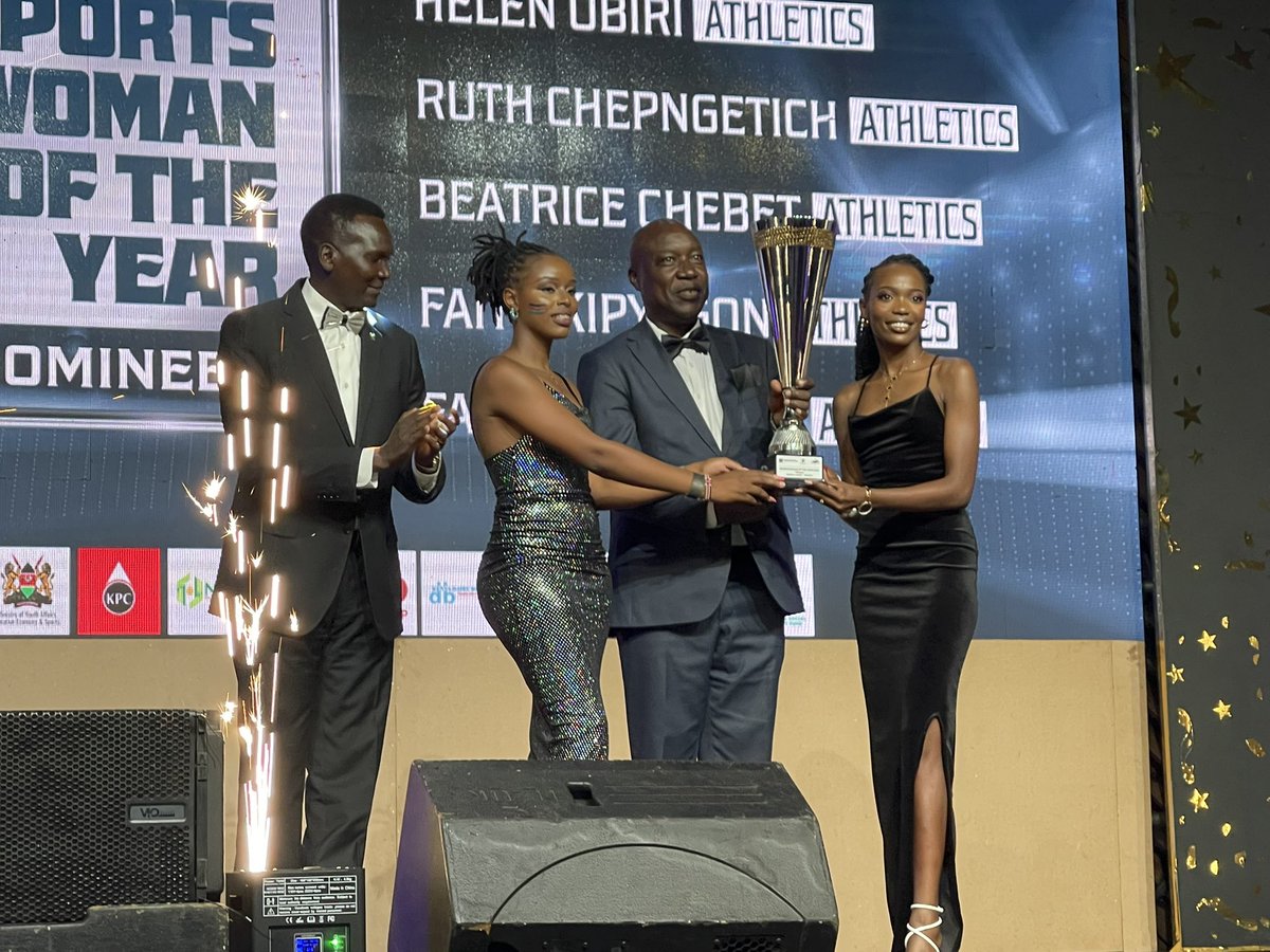 Sportswoman of the year 2024 SOYA is;  Beatrice Chebet - athletics  

#SoyaAt21 #SoyaAwards #celebratingsportsexcellence