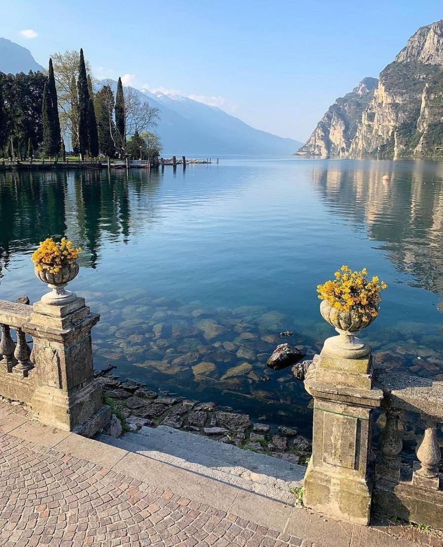 Lake Garda, Italys largest lake, offers breathtaking views and crystal-clear waters, making it a perfect spot for a peaceful retreat.