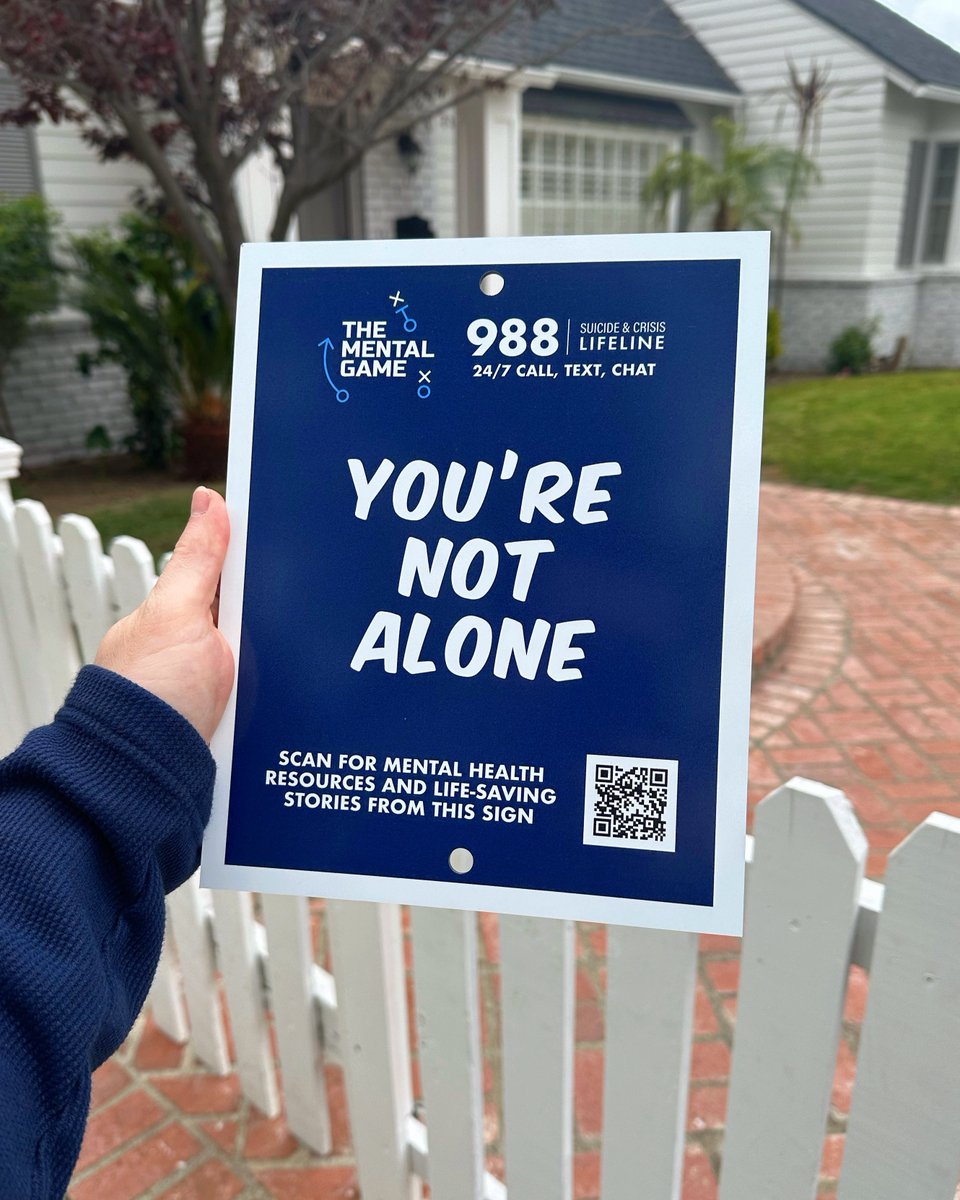 Brandon Saho (@brandonsaho) on Twitter photo I just got the first order of <a href="/TheMentalGame/">The Mental Game</a> suicide prevention signs. These will save lives. I’m proud to share you’ll be able to apply for free signs for bridges, schools, businesses and communities across the country starting in May. You’re not alone. ❤️ I just got the first order of <a href="/TheMentalGame/">The Mental Game</a> suicide prevention signs. These will save lives. I’m proud to share you’ll be able to apply for free signs for bridges, schools, businesses and communities across the country starting in May. You’re not alone. ❤️