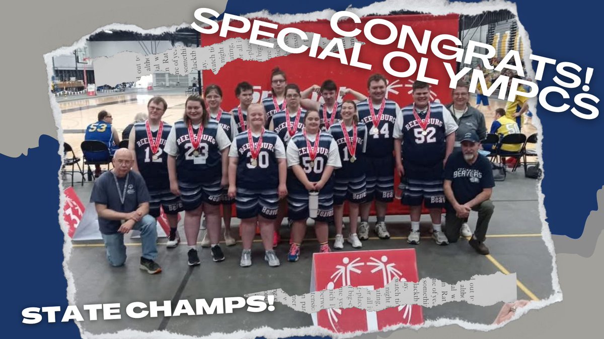 Congratulations to our Special Olympics Basketball Team, State Champs! #reedsburgpride #teamreedsburg