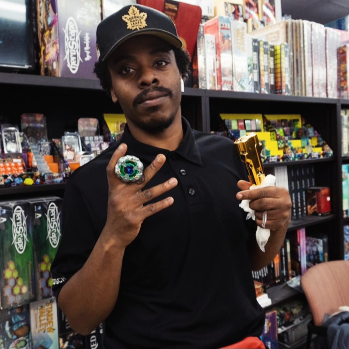 Spintensity_X's tweet photo. Last Saturday, some of the team traveled down to @TrinityHobbyOtt to compete in the BBAX regionals. Our very own @1K_BREEZYxGH0ST ended up taking down the entire thing and securing a Nationals invite!!! 🥇🏆💪🔥 Best of luck in Nationals #SpintensityX #BEYBLADEX #beybladecanada https://t.co/fJpvVgO6RM