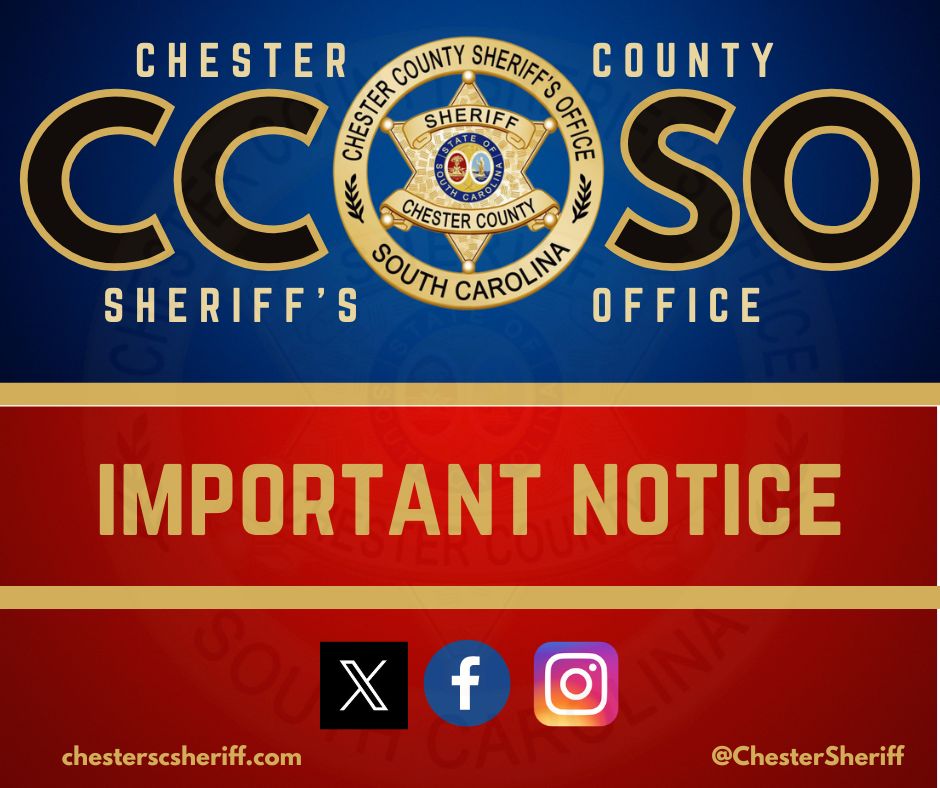 Chester County Sheriff's Office tweet media