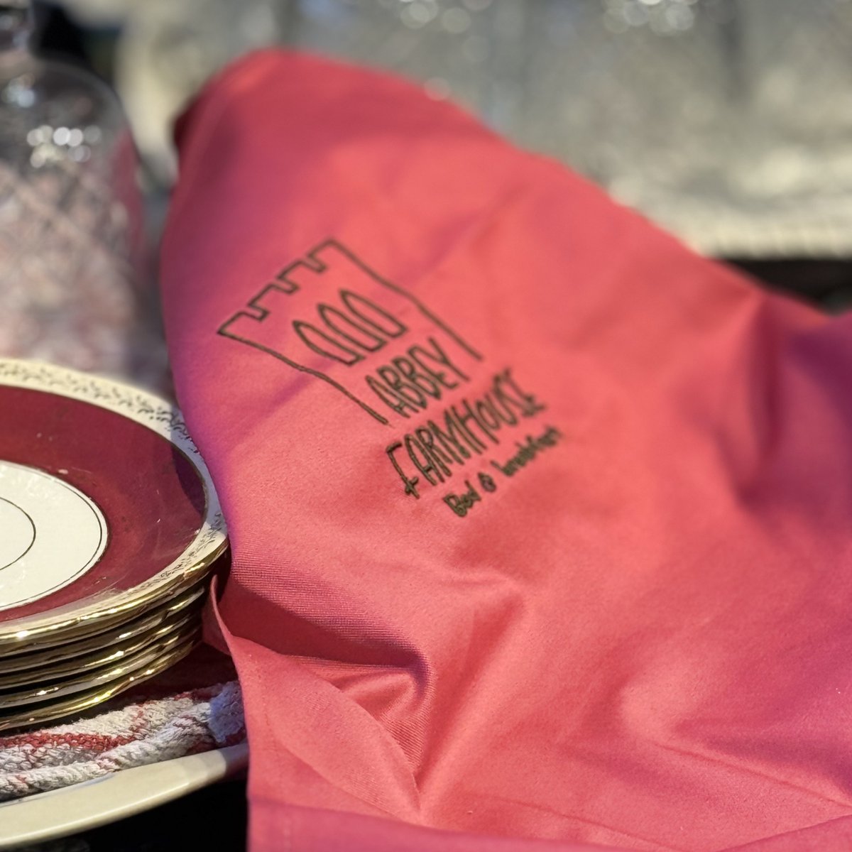 It’s taken nearly a year but at last we have aprons with out branding on xx