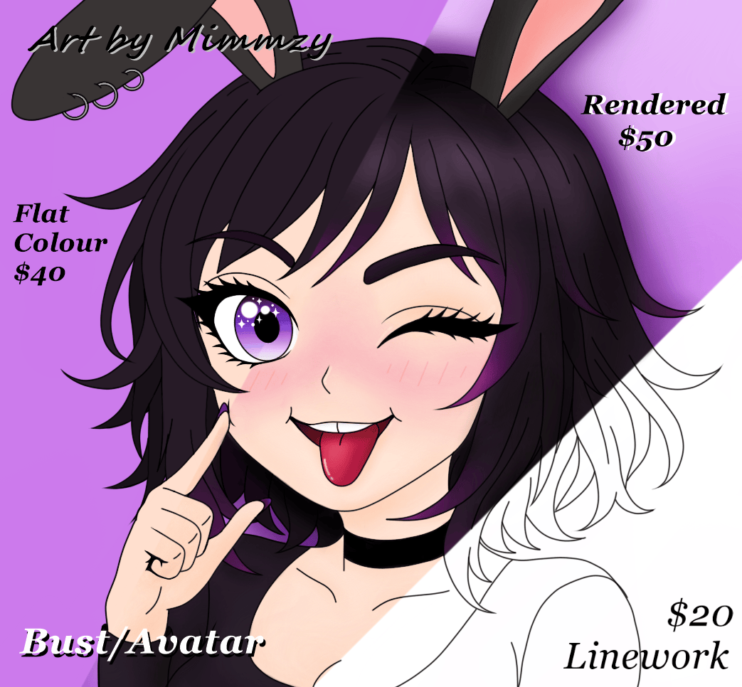 I've set up prices for my art services!💞

The advice I hear most for setting prices is "charge by time to complete the com" but since I draw with my mouse on my laptop my time is bound to be longer.

I hope these prices are okay, I'm open to feedback!

My commissions are open!💌