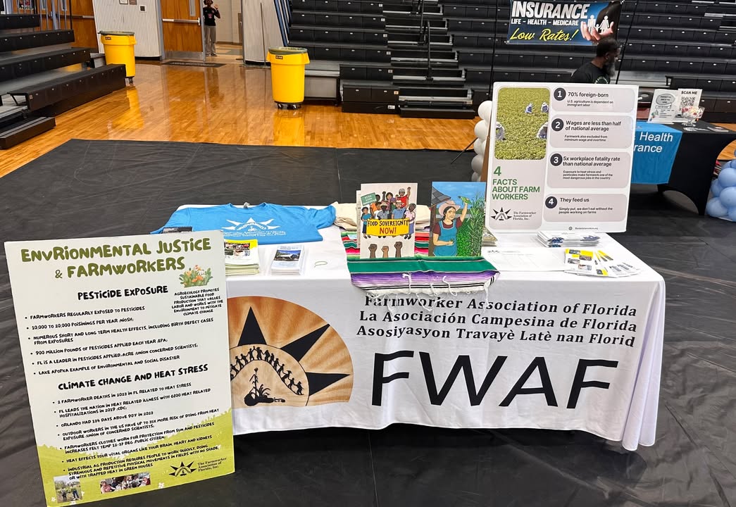 Thanks to Aaron, FWAF Apopka Area Organizer, for tabling at the Community Event at Wekiva High School in Apopka on Saturday, April 12, sharing information about the work of FWAF, raising awareness and making contacts.  Thanks, Aaron!
