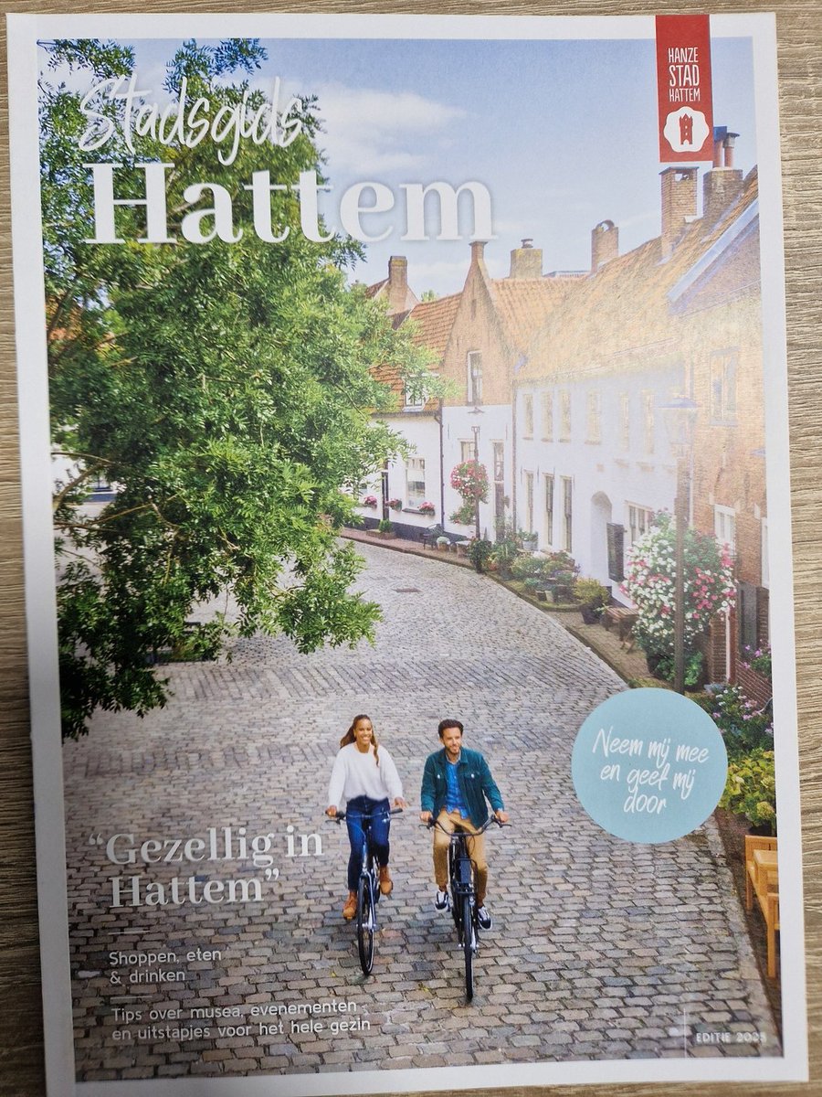 Voor het zesde jaar op rij de redactie mogen doen van (toeristisch jaarmagazine) 'Stadsgids Hattem'. Voor de vierde keer samen met collega <a href="/nickhoekman/">Nick</a>