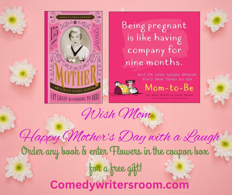 I take great pride in being the patriarch of my family. Patriarch—that’s a Greek word meaning, “Don’t tell him that Mom’s in charge.” #GenePerret #MothersDay #jokes