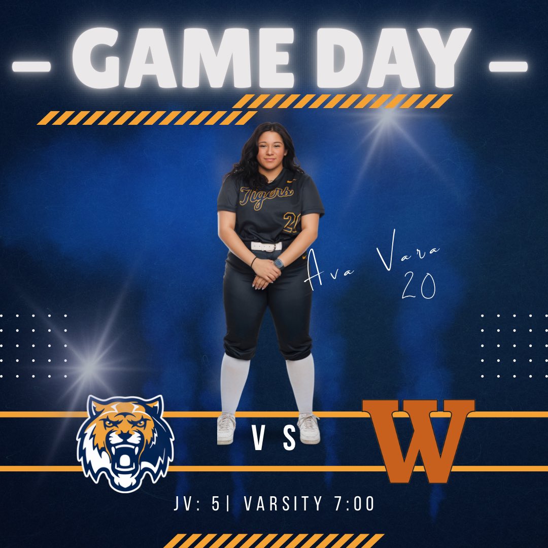 Last district game is tonight! 🐅

Vs Westwood 
📍 Westwood High School
🕕 JV: 5 | Varsity 7:00