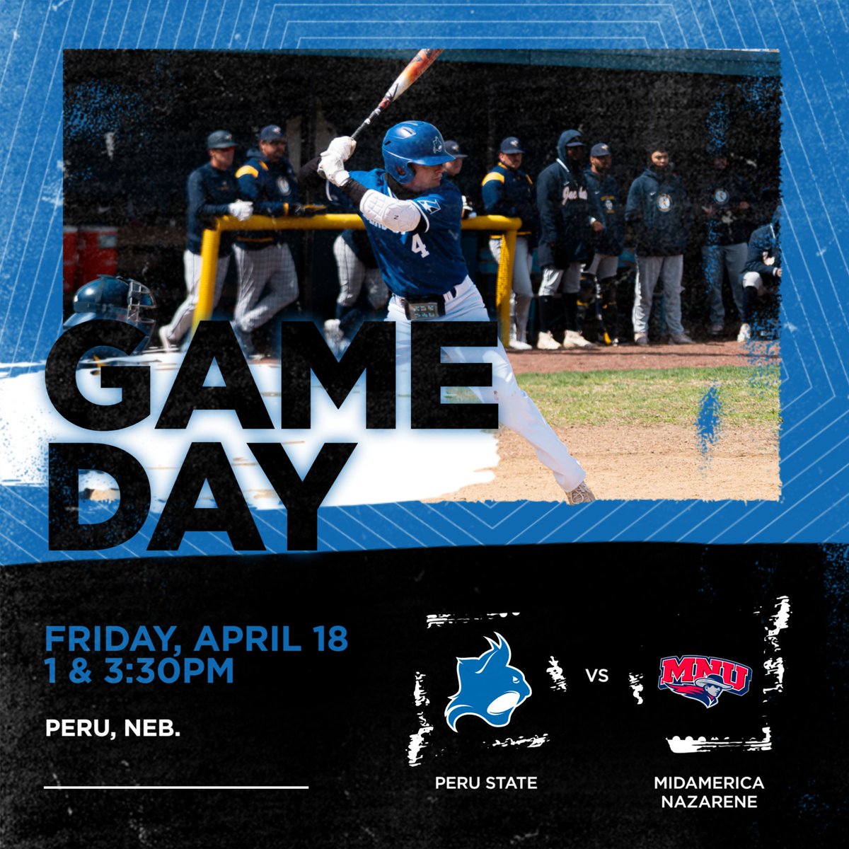 Home Game! Baseball will play (RV) MidAmerica Nazarene at 1 and 3:30pm today!

#DefendtheDen