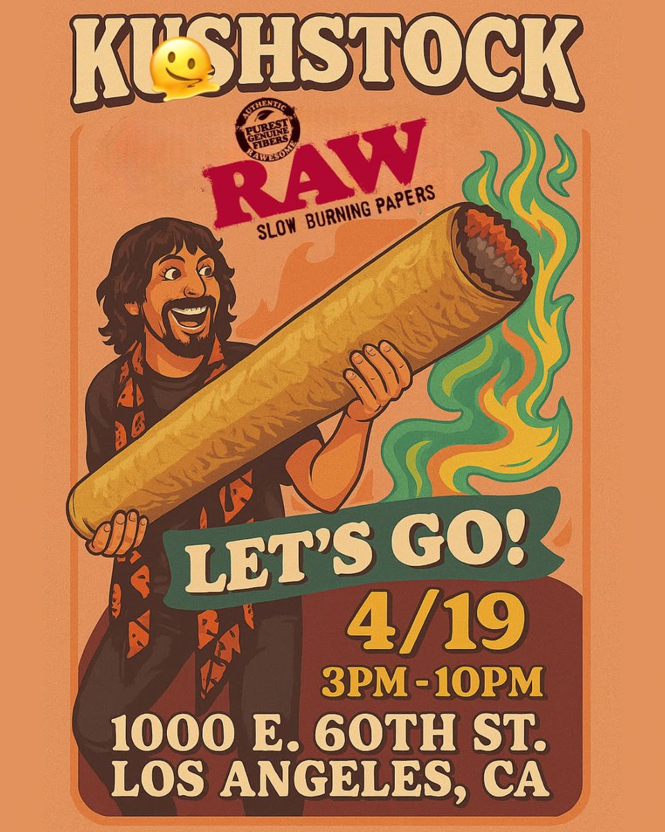 Counting down the hours until Kushstock this Saturday!! 💯🏆🔥