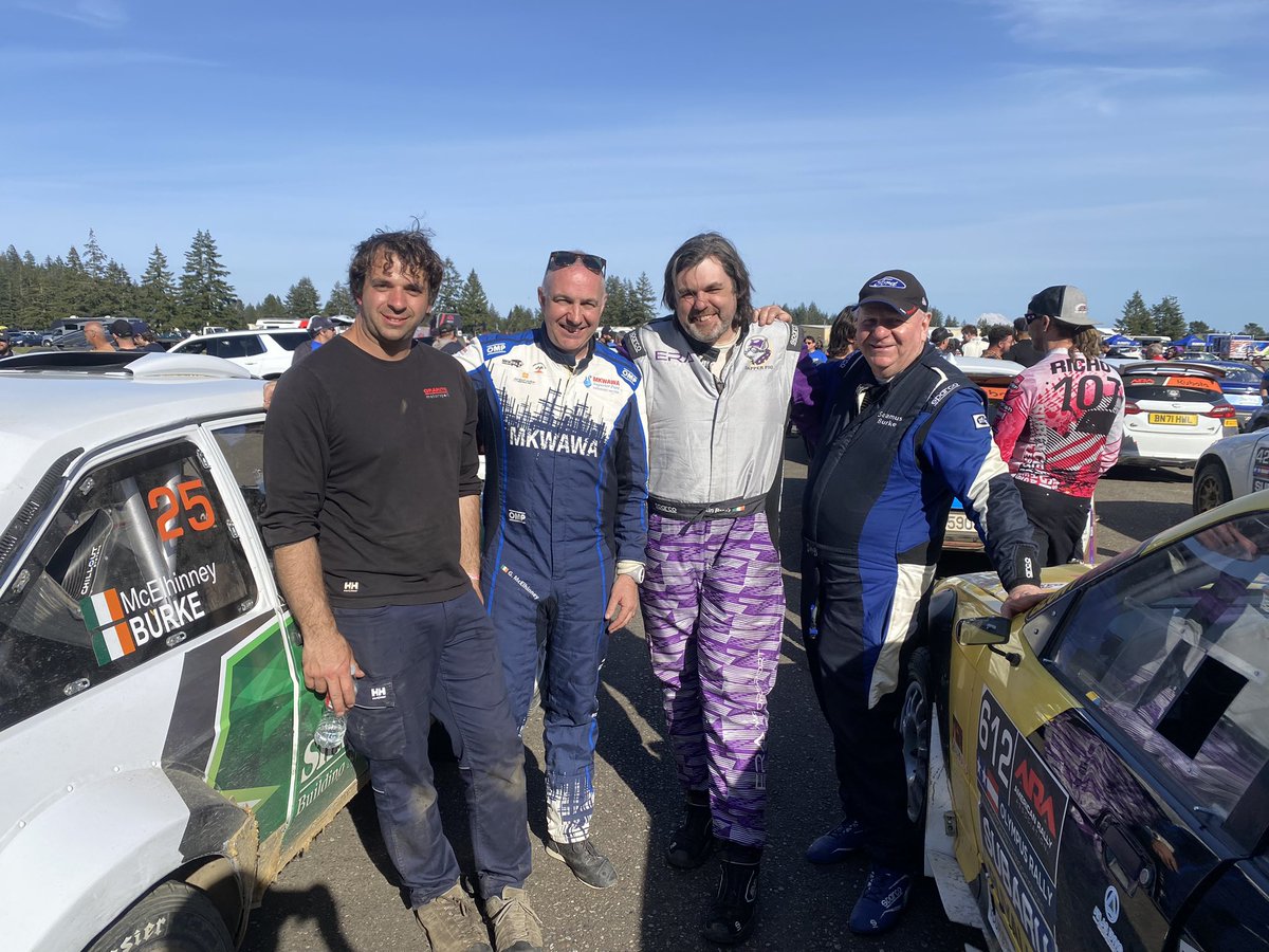 USA 🇺🇸 Olympus Rally in Seattle with Seamus Burke.! We finished 3rd 2wd and 11th overall..👌

Other great results for the Irish on this event for Martin Brady ERR team and Aoife Raftery DirtFish team .. 💪