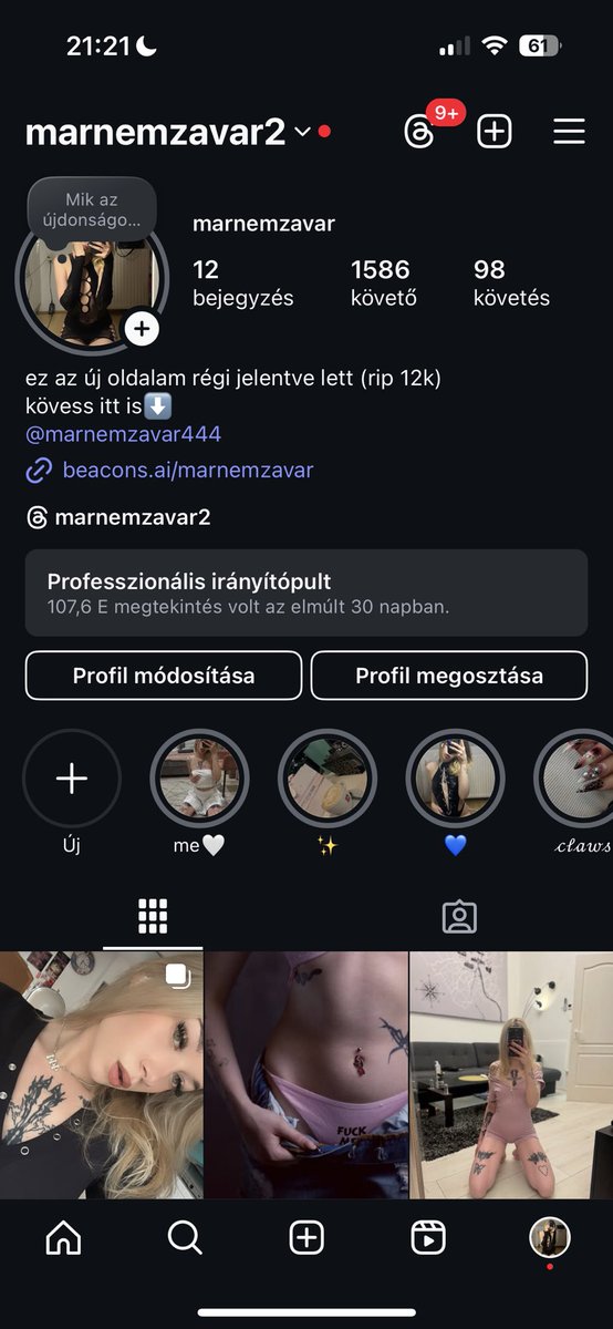 marnemzavar's tweet photo. Aki beköveti az új instám kap egy nudeot😘 https://t.co/Q8WGvL2Ec3