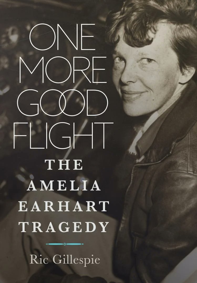 Awesome review for ONE MORE GOOD FLIGHT.  "No other American aviator has gained the fame and popularity of Earhart, the puzzle of her last flight and disappearance having become the US's greatest aviation mystery. Recommended. General readers, students, and professionals."—CHOICE