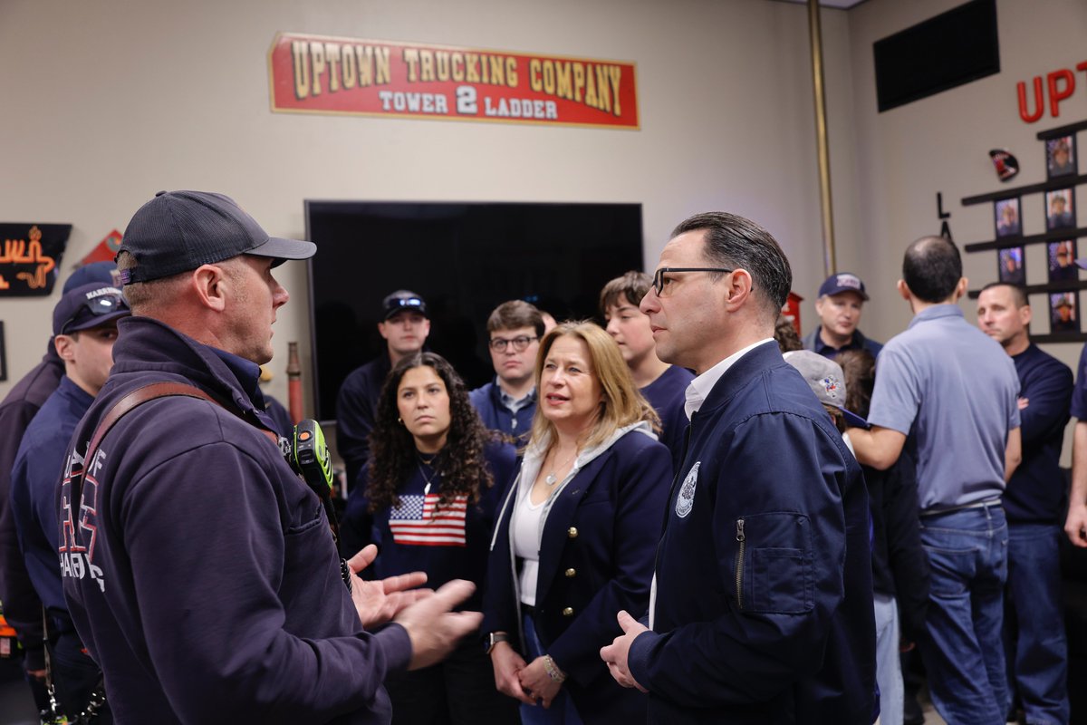 To @HBGFire and all the first responders who were at the Governor's Residence on Sunday morning:

Thank you.

Thank you for what you’ve done for our family this week — and for what you do every single day to keep families all across Harrisburg safe.