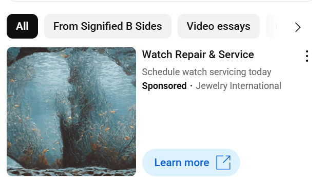 Hey, quick question: What the fuck is going on with YouTube ads