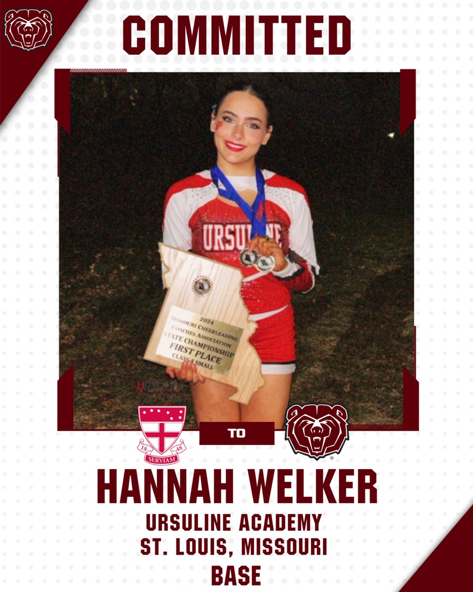 𝑺𝒊𝒈𝒏𝒆𝒅 🖊️

Welcome to Missouri State, Hannah!

<a href="/STUNTtheSport/">STUNT</a> | #MoStateSTUNT | #GoBears 🐻