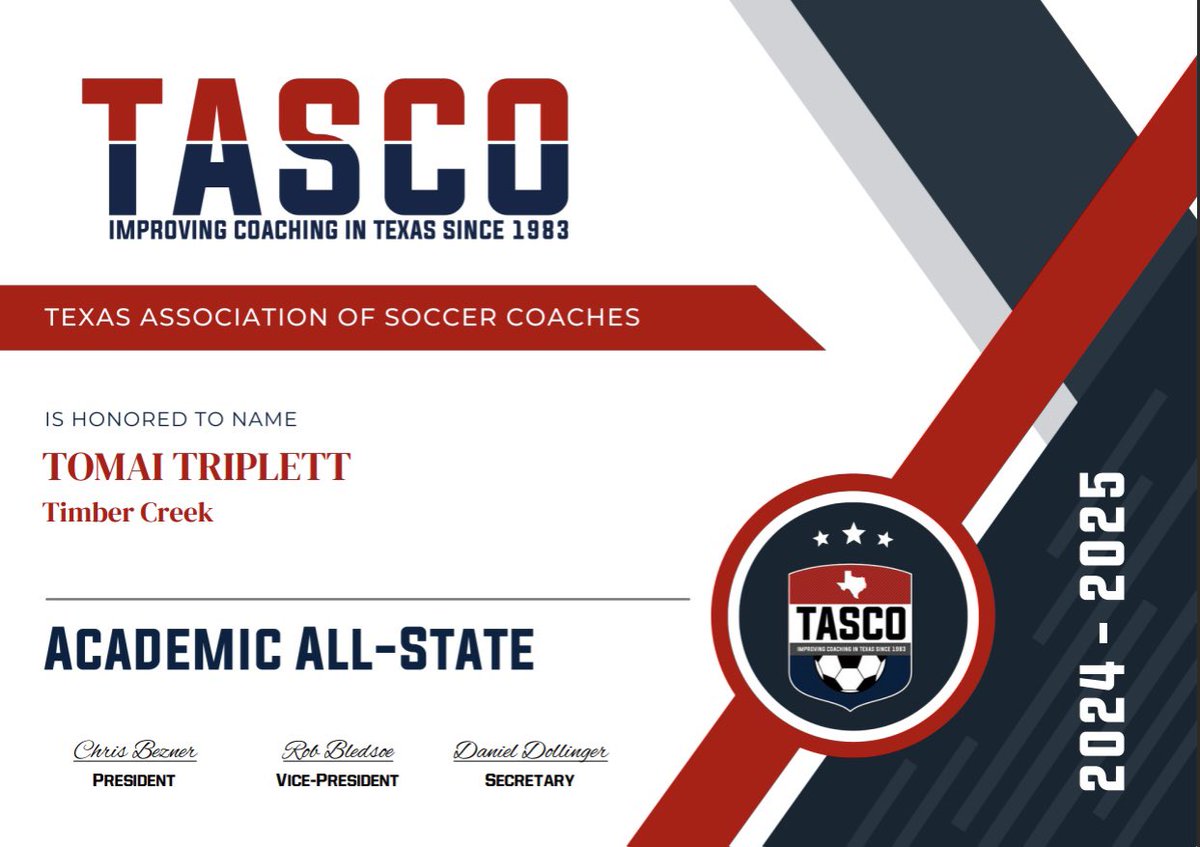 TCHS_WSOCCER's tweet image. CONGRATULATIONS to these hard working student-athletes! They kill it both on and off the field! We are SO proud of you 🫶
#tcod #talonsup
@TCHS_WAthletics @KISDAthletics @tascosoccer