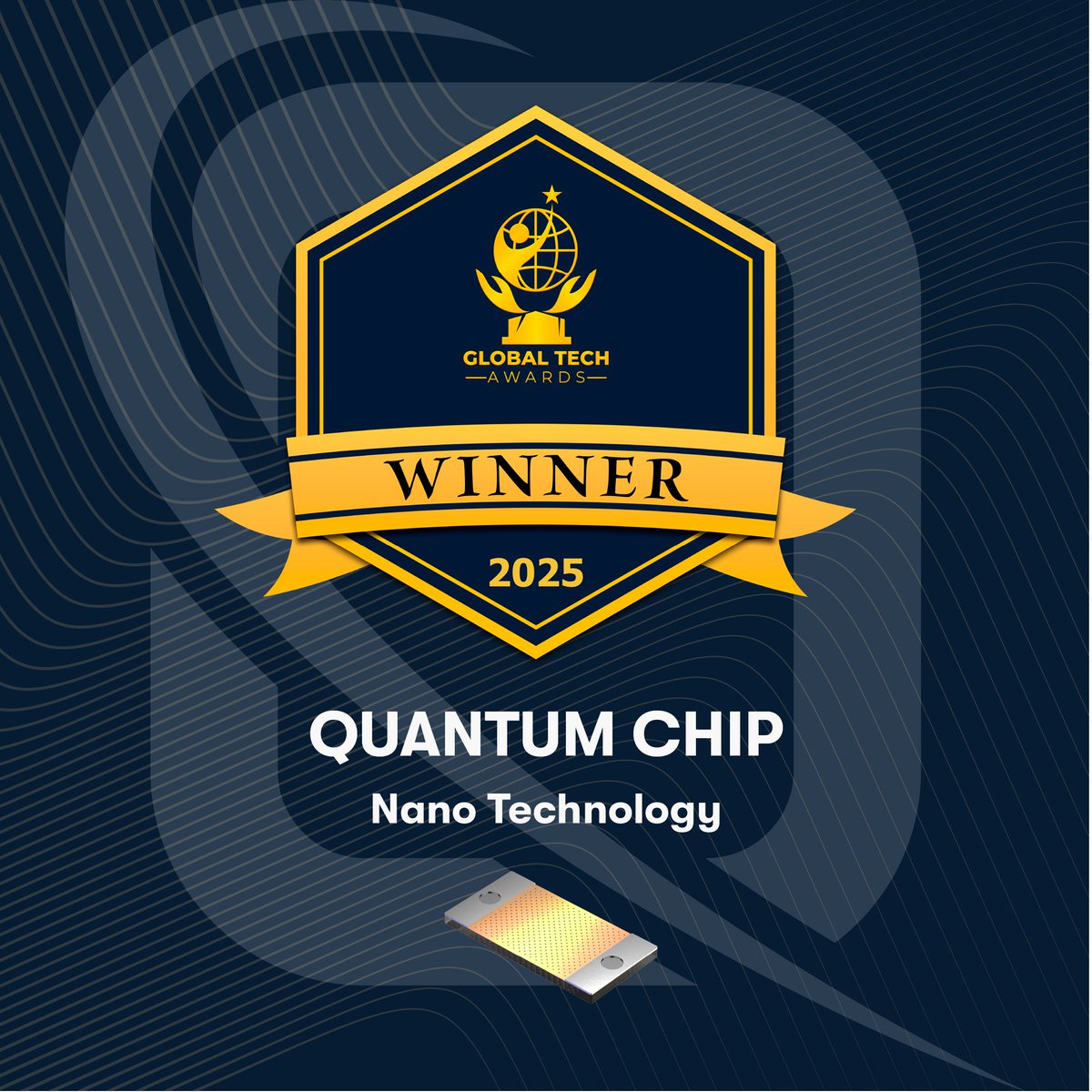 Big news! 📣 Greentank’s Quantum Chip Technology has been named a winner of the 2025 Global Tech Awards in the Nano Technology category!

Huge kudos to our incredible team whose vision and hard work made this possible—and thank you to the Global Tech Awards for this honor!🏆