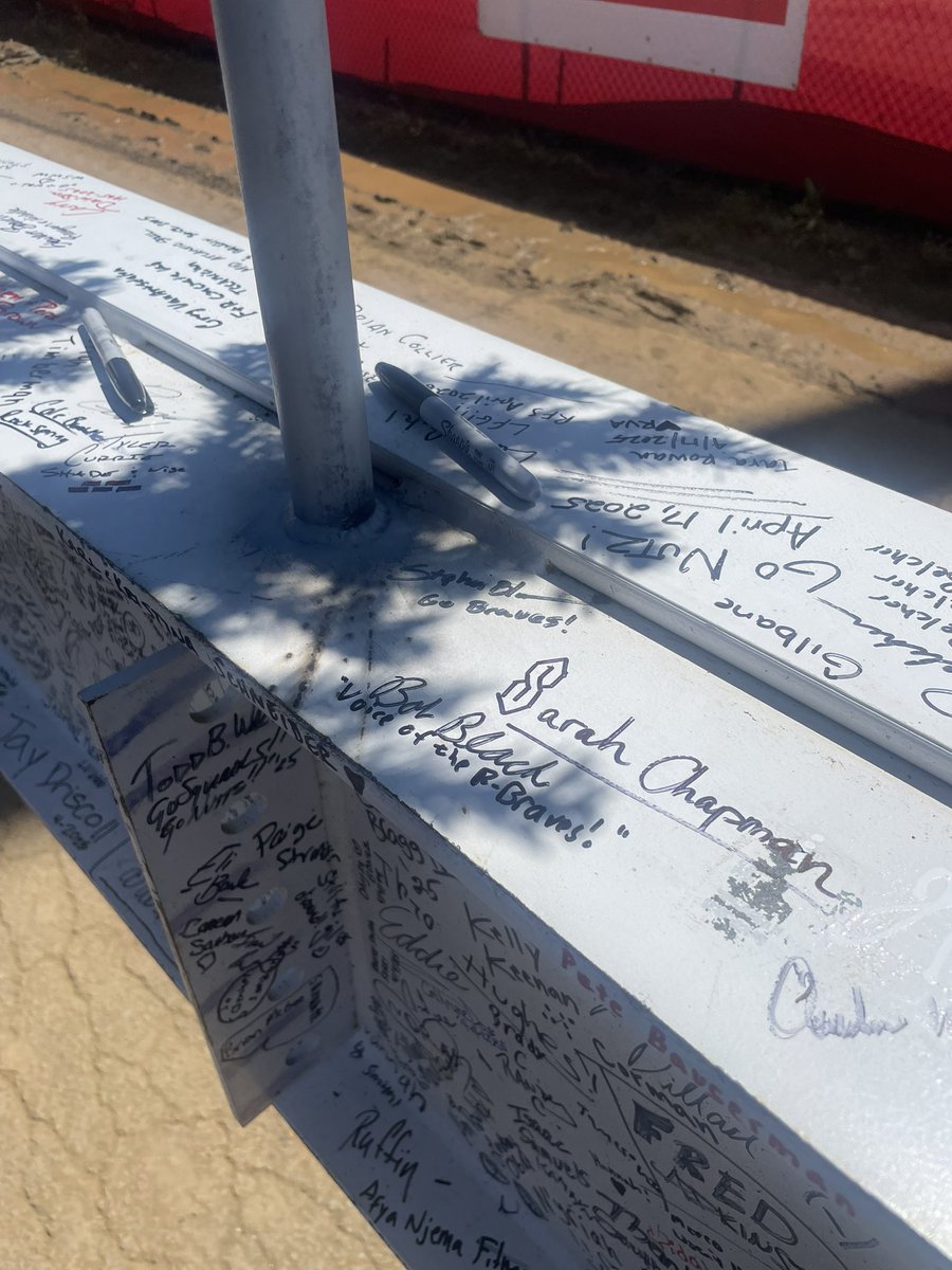 Bob Black (@spidervoice) on Twitter photo Fun event! Didn’t do this often but felt nostalgic and signed the beam “Voice of the R-Braves!” Great days there especially first 3 years w <a href="/DanLovallo/">Dan Lovallo</a>! Can’t wait to catch up last series of season and The Diamond. Looking forward to 40th Anniversary celebration tonite! Fun event! Didn’t do this often but felt nostalgic and signed the beam “Voice of the R-Braves!” Great days there especially first 3 years w <a href="/DanLovallo/">Dan Lovallo</a>! Can’t wait to catch up last series of season and The Diamond. Looking forward to 40th Anniversary celebration tonite!
