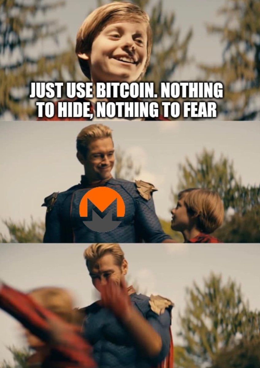 Never say that to a #Monero user.