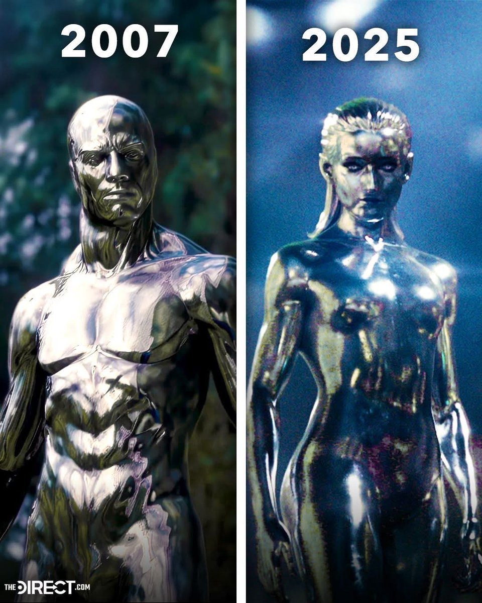 Gender-swapped and CGI that looks worse than something 18 years older. I present to you: Silver Surfer for the modern audience.