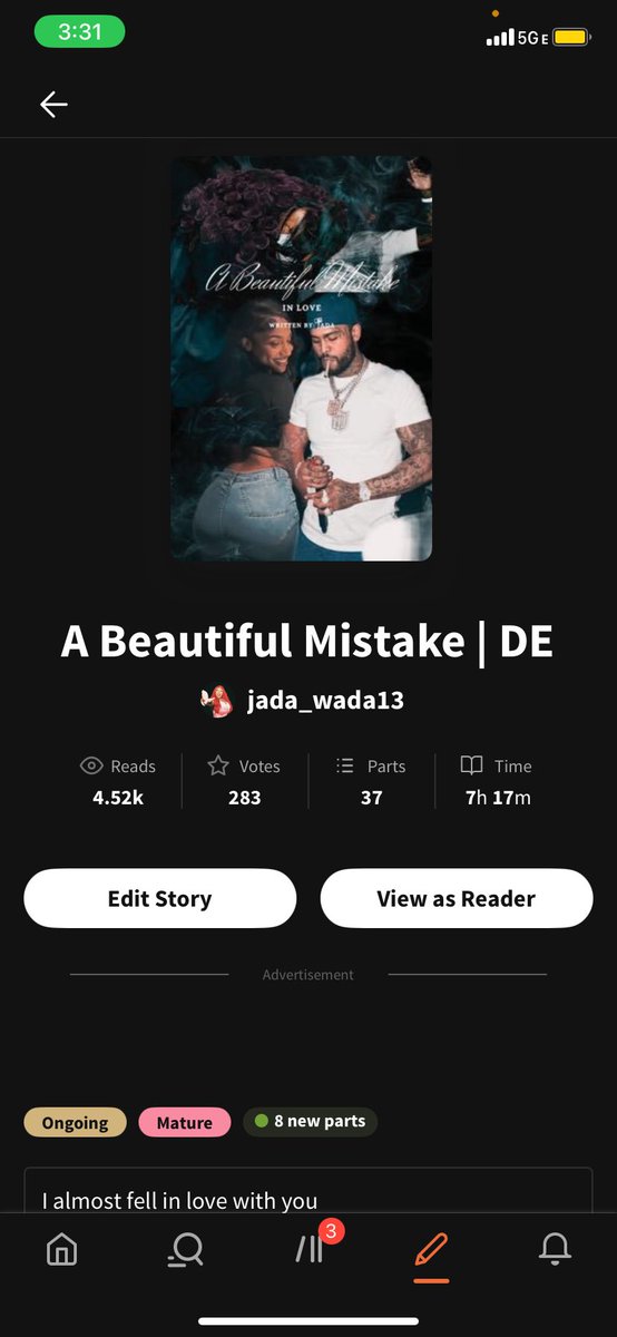 Jaymoeee3's tweet photo. $ome $exyy Read$ 444 U 😉 

Wattpad Id: jada_wada13 https://t.co/0bfWp4KzqI