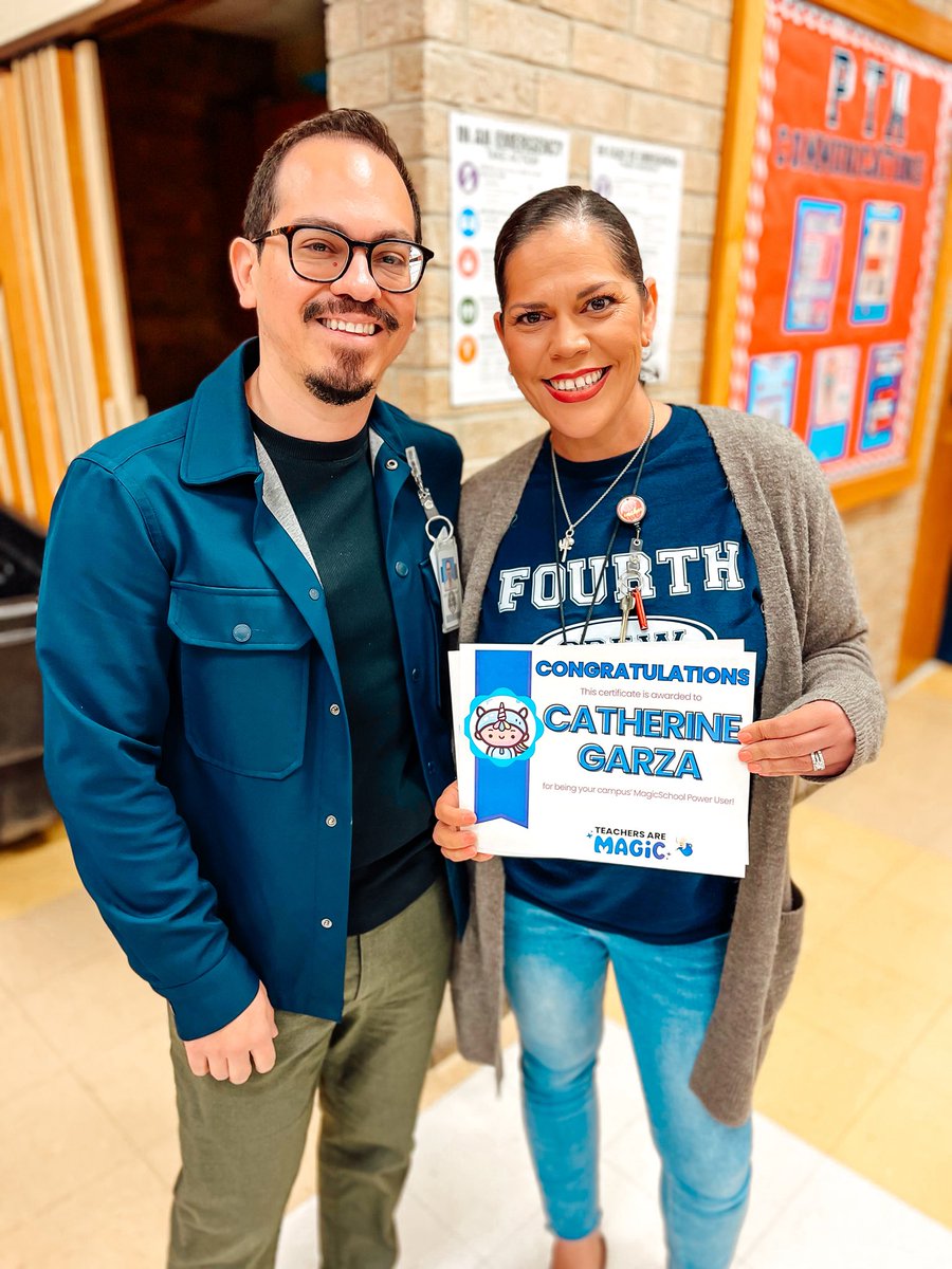 Some people use tools. Others make magic with them. Huge shoutout to Catherine Garza, our MagicSchool power user, for turning great ideas into powerful impact. You’re leading the way and leveling up learning! <a href="/magicschoolai/">MagicSchool AI 💜 🪄✨</a> <a href="/NISDAdamsHillES/">Adams Hill Elem</a> <a href="/NISDAcadTech/">NISD Academic Tech</a>