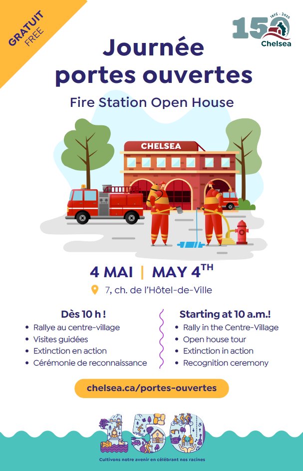 BaseballChelsea's tweet image. Journée portes ouvertes le 4 mai à la caserne principale de Chelsea! Un dîner BBQ au profit de Baseball Chelsea sera organisé.

Chelsea Fire Station Open House on May 4th!
Baseball Chelsea will be on location for a great BBQ!
