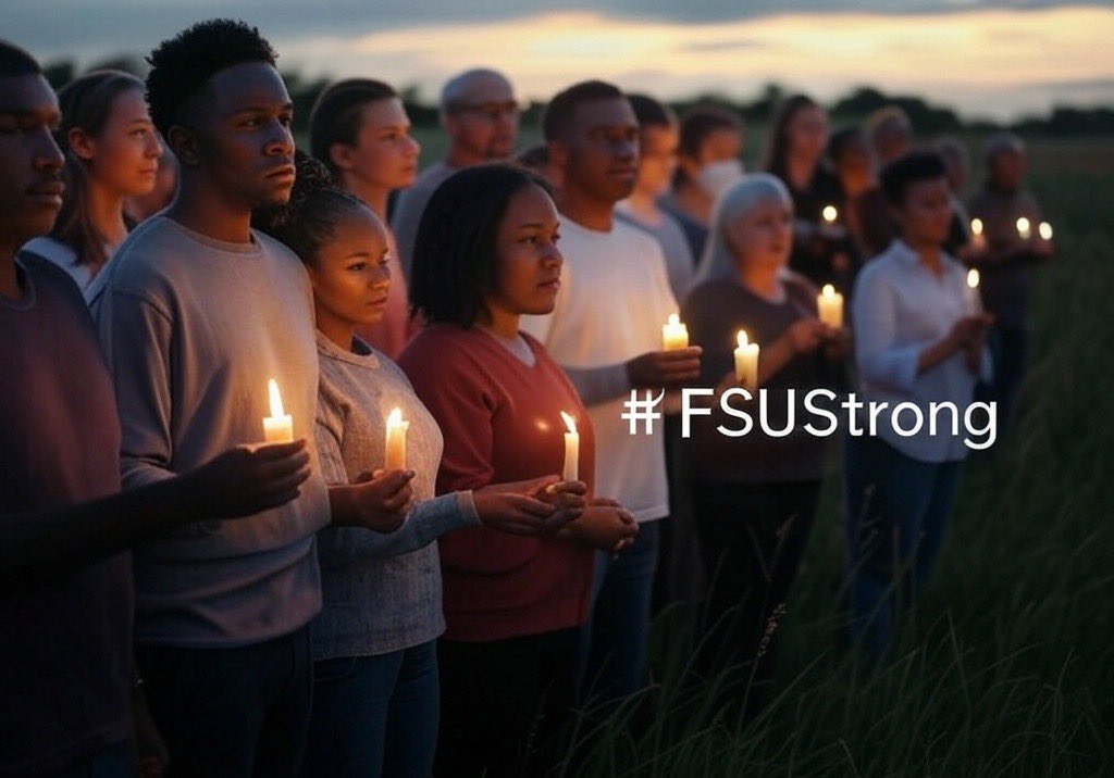 Our hearts are with the FSU community after today's tragic active shooter incident in Florida. We stand with the victims, families, first responders, and all affected. Wishing strength and healing. Love and light.  #FSUStrong