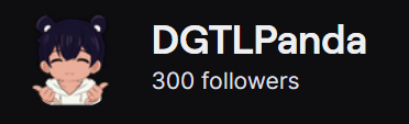 I want to thank everyone that has supported me throughout my streaming career! Thank you all for the 300 followers! I never thought I could ever reach 200 and look at us now with 300. I'll continue to work hard to making my twitch look more professional and update my model ASAP!