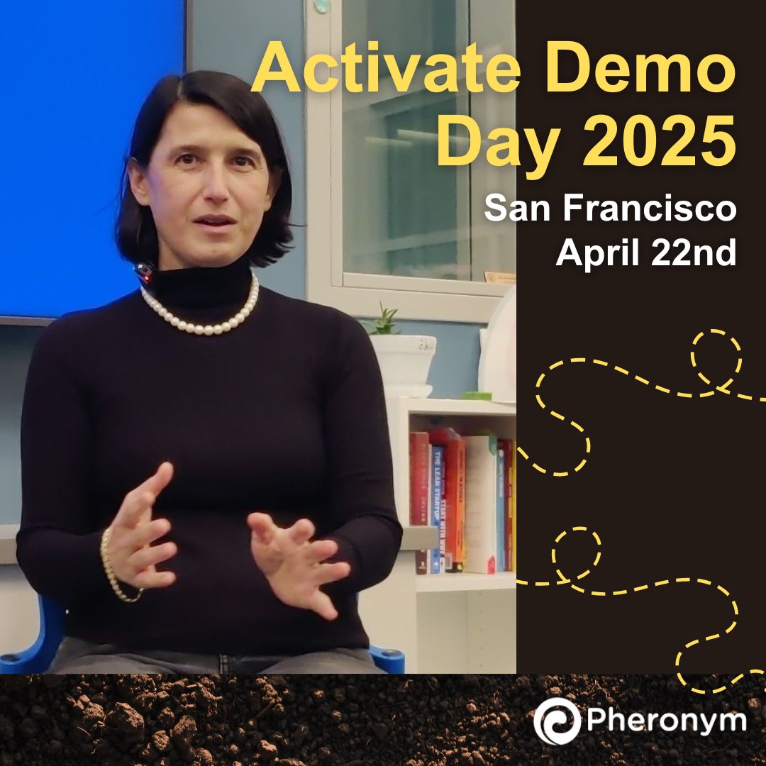 🗓 We're so excited to be presenting at Activate Demo Day 2025 in San Francisco on April 22nd! 

Come talk to us about our tech and fundraising from 3PM-6PM at the Melody of San Francisco. 

#cropprotection #regenerativeag #biocontrol #pheromones #nematodes #soilhealth