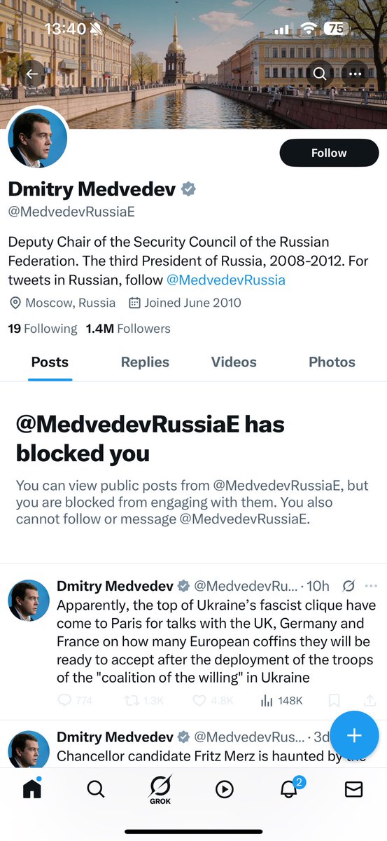 Looks like I was blocked. I was wondering when they would do it.