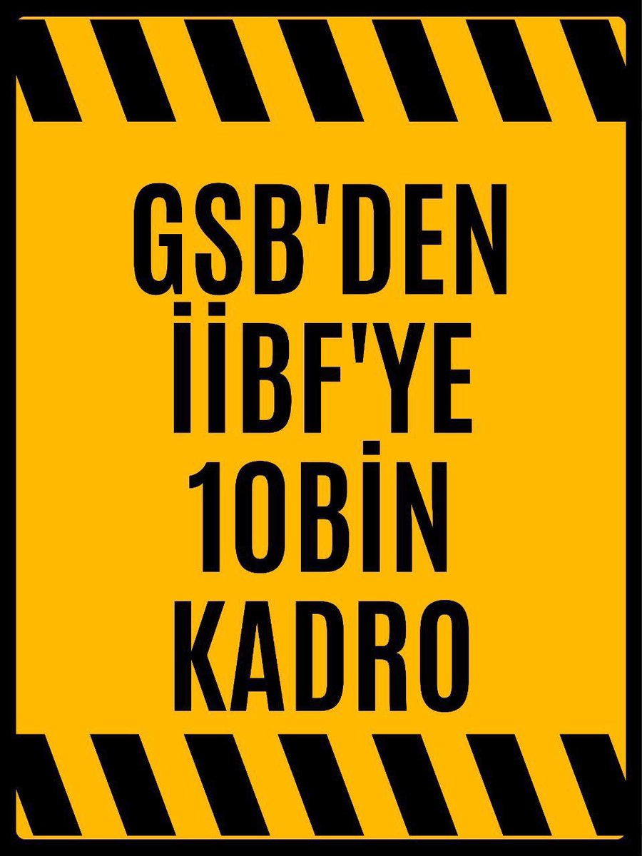 📍Gençlik ve Spor Bakanlığı'nın gücüne güç katmak için bekleyen İİBF sizden 35 yaş şartı olmadan  kadro müjdesi bekliyorlar. 

#GSBdenkadroiibfye
