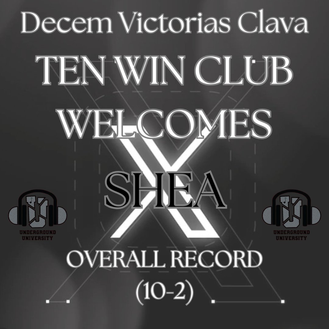 NVAonX's tweet image. Congratulations to @ItsSheaButtah on his win last Friday during #POPQUIZ 6️⃣! With that win he joined an exclusive club here at the Double U 🔥🔥🔥

SHEA CONGRATS ON BECOMING THE 8TH INDUCTEE INTO DECEM VICTORIAS CLAVA ALSO KNOWN AS THE TEN WIN CLUB 🔟