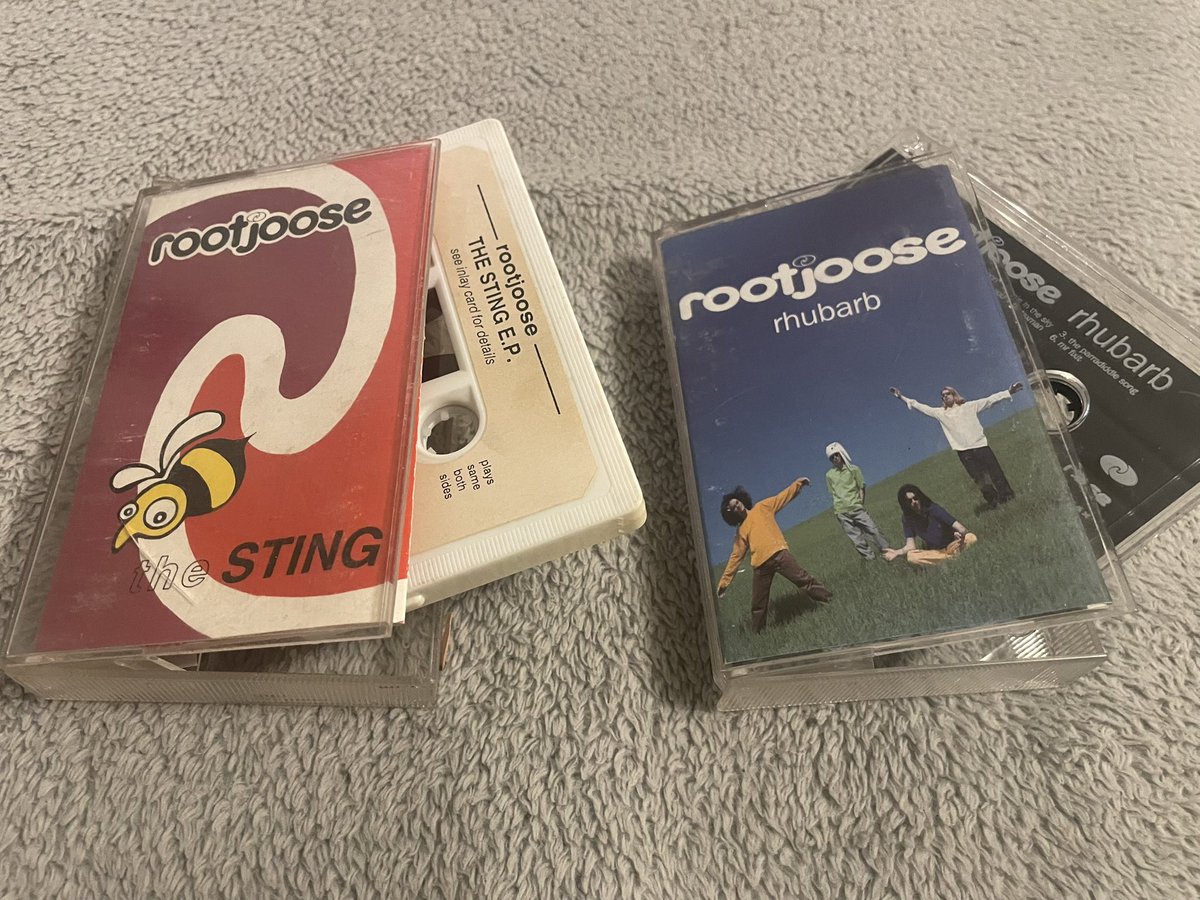 JamesBlakeLobb's tweet photo. I just found these artefacts of my youth. If you were in the West Country in the mid-nineties, you will probably have loved #Rootjoose as much as I did. https://t.co/RRQcKV98B8