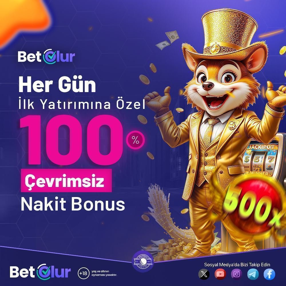 🎲Bahis Dünyasında Yeni Bir Dönem! 🎯

🍭Minimum 500₺ - Maximum 5,000₺ yatırımına  %100 bonus talep edebilirsin! 🍭

💻Yatırım sağladıktan sonra bahis almadan önce canlı destek hattına bağlanarak bonusunu hemen al! 💻

➡️ Güncel Giriş t2m.io/bobonusofisi