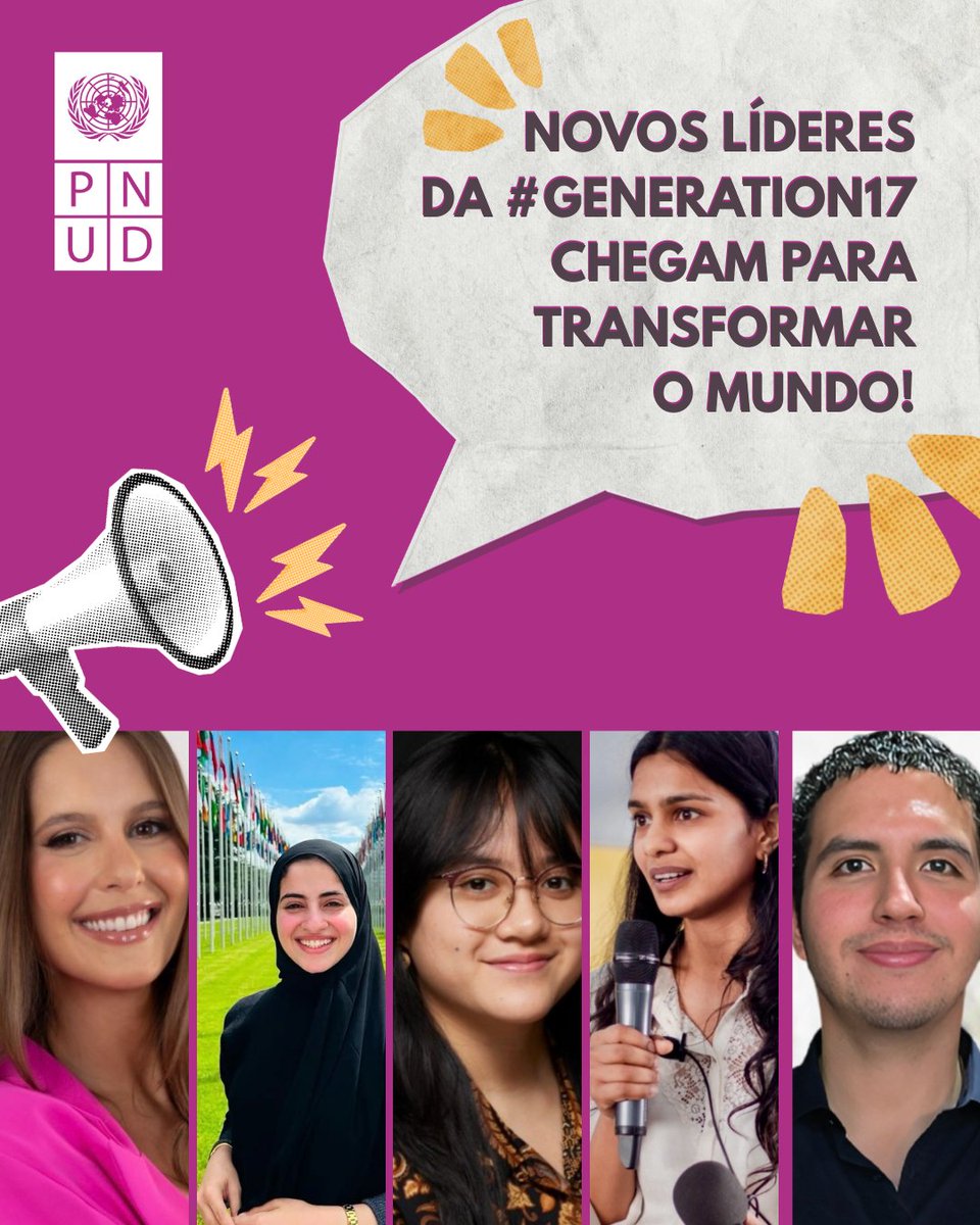 A brasileira <a href="/renatakoch9/">Renata Koch Alvarenga</a> está entre as 5 novas lideranças jovens da #Generation17, anunciadas por #PNUD e #samsung.  A nova turma unirá vozes para acelerar os Objetivos de Desenvolvimento Sustentável (#ODS)  ➡️ Saiba mais: go.undp.org/3Cp  #Agenda2030 <a href="/PNUDLAC/">PNUD América Latina y el Caribe</a>