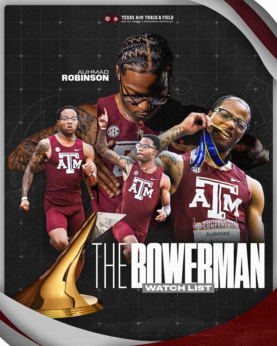 Welcome to The Bowerman Watch List Auhmad ‼️🤫

#GigEm // #AggieTF // <a href="/thebowerman/">The Bowerman</a>