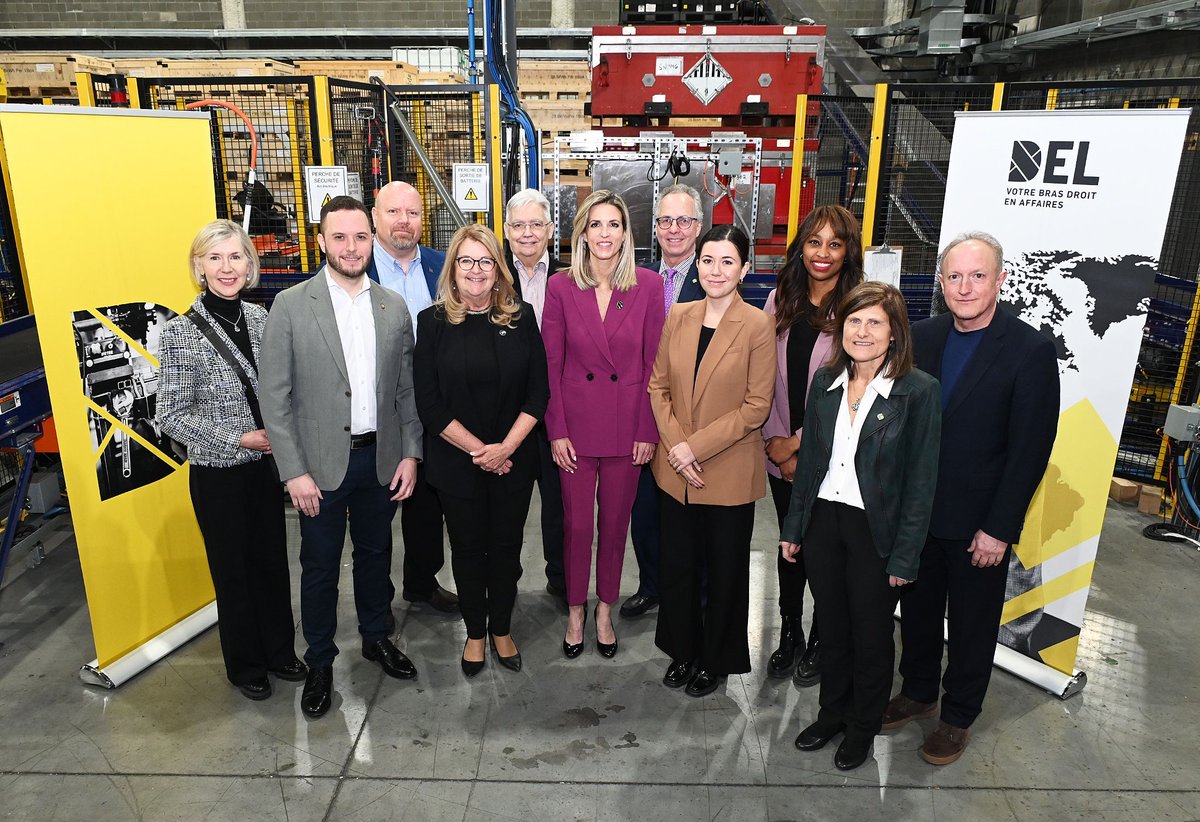 Lithion_Tech's tweet image. Ce fut un privilège d’accueillir DEL pour la présentation de leur bilan 2024 et de leurs perspectives 2025 à notre usine de Saint-Bruno. Merci à DEL et aux dignitaires de l’agglomération de Longueuil. 

#ÉconomieCirculaire #InvestissementLocal