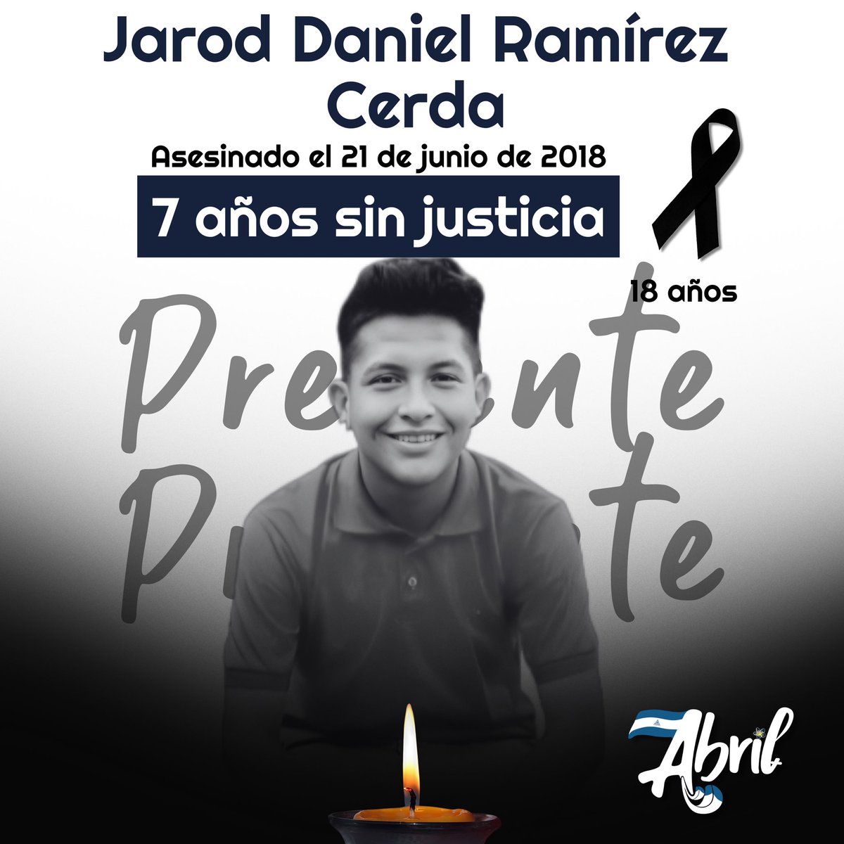 Estos son los rostros de los #JóvenesDeAbril que nunca debes olvidar. 

Estos jóvenes representan el rostro de una generación que sueña con un futuro mejor para Nicaragua y que, lamentablemente, fueron asesinados en la lucha por sus ideales.

#AbrilNoSeOlvida #AbrilAzulyBlanco